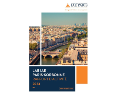 Couverture du bilan 2023 du Lab IAE Paris-Sorbonne