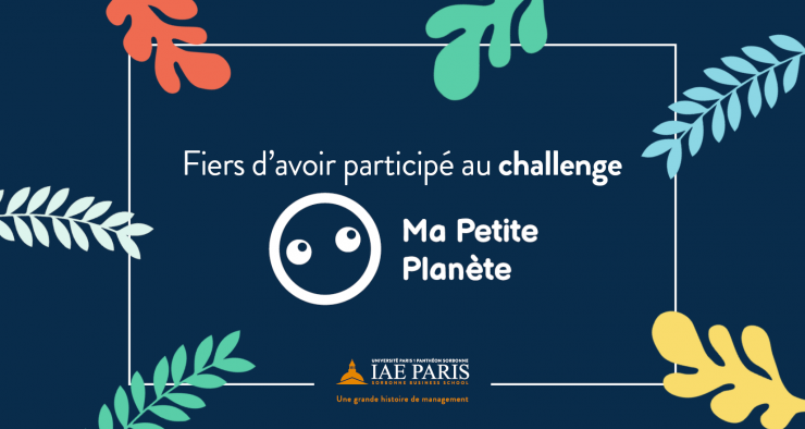Visuel : Fiers d'avoir participé au challenge Ma Petite Planète 