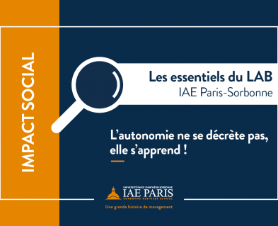 L'autonomie ne se décrète pas, elle s'apprend