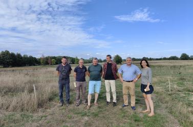 Visit to a forest plantation in Saint-Etienne-du-Bois