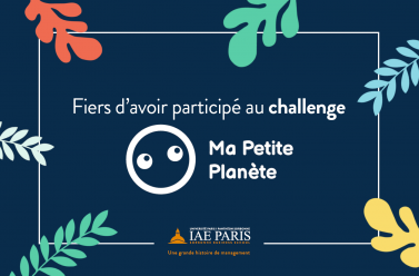 Visuel : Fiers d'avoir participé au challenge Ma Petite Planète 