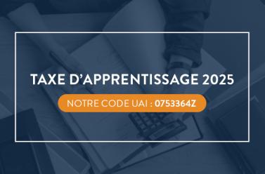 Taxe d'apprentissage -  code UAI 0753364Z