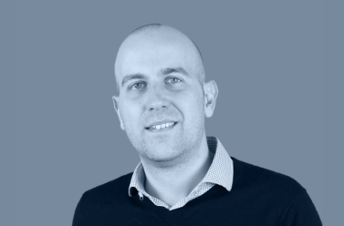 Photo de Jean-Loup Richet en noir et blanc