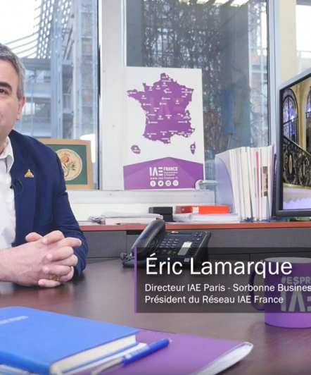 Eric Lamarque, nouveau directeur de l'IAE de Paris - Sorbonne Business School
