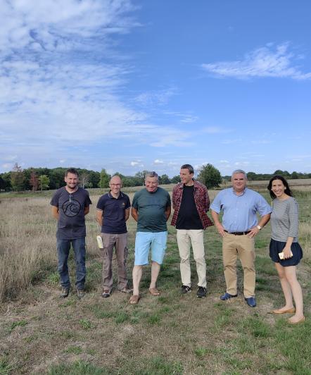 Visit to a forest plantation in Saint-Etienne-du-Bois