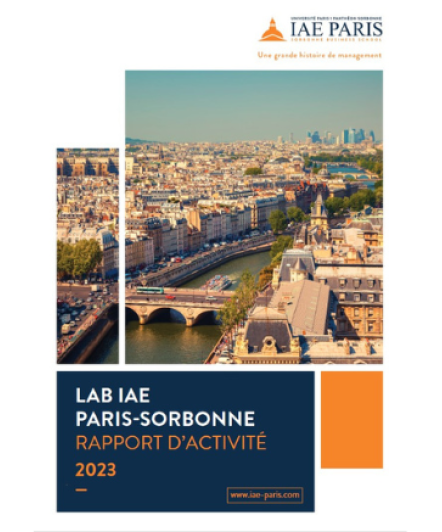 Couverture du bilan 2023 du Lab IAE Paris-Sorbonne
