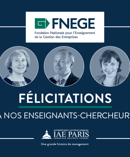 Nos enseignants-chercheurs primés Nathalie RAULET-CROSET, Maria MERCANTI-GUERIN et Patrick GILBERT
