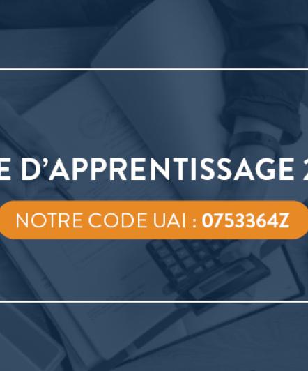 Taxe d'apprentissage -  code UAI 0753364Z
