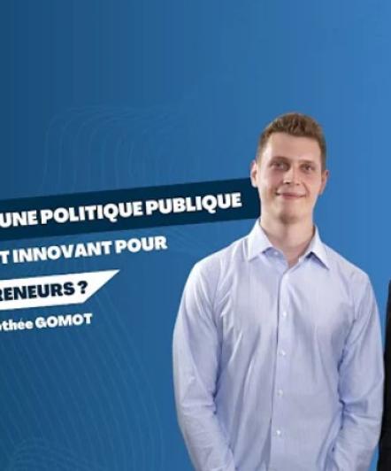 Didier CHABAUD et Timothée GOMOT sur un fond bleu avec le titre de la thématique noté