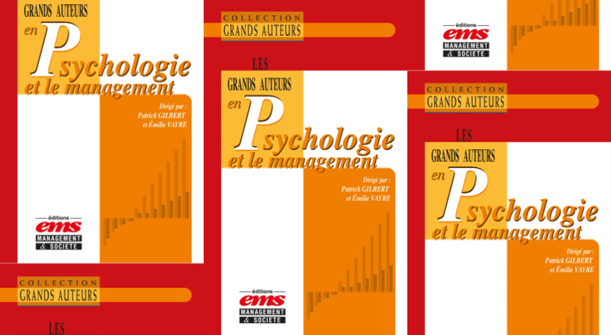 Couverture du livre « Les grands auteurs en psychologie et le management » (EMS)