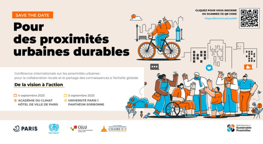 Conférence Internationale « Vers des Proximités Urbaines Durables »