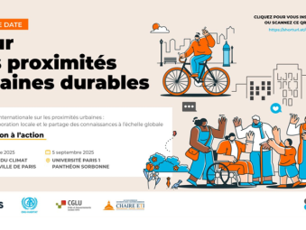 Conférence Internationale « Vers des Proximités Urbaines Durables »
