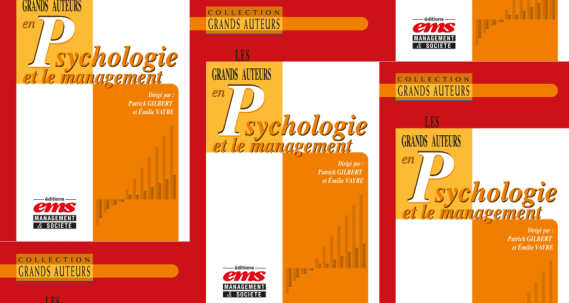 Couverture du livre « Les grands auteurs en psychologie et le management » (EMS) 