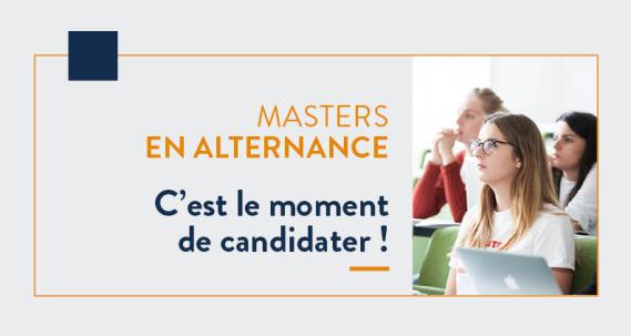 Masters en alternance, c'est le moment de candidater avec une photo d'étudiants