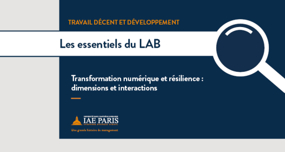 Transformation numérique et résilience : dimensions et interactions