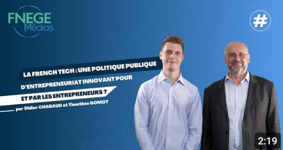 Didier CHABAUD et Timothée GOMOT sur un fond bleu avec le titre de la thématique noté