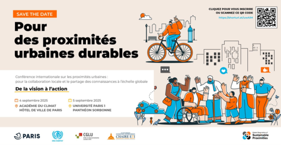 Conférence Internationale « Vers des Proximités Urbaines Durables »